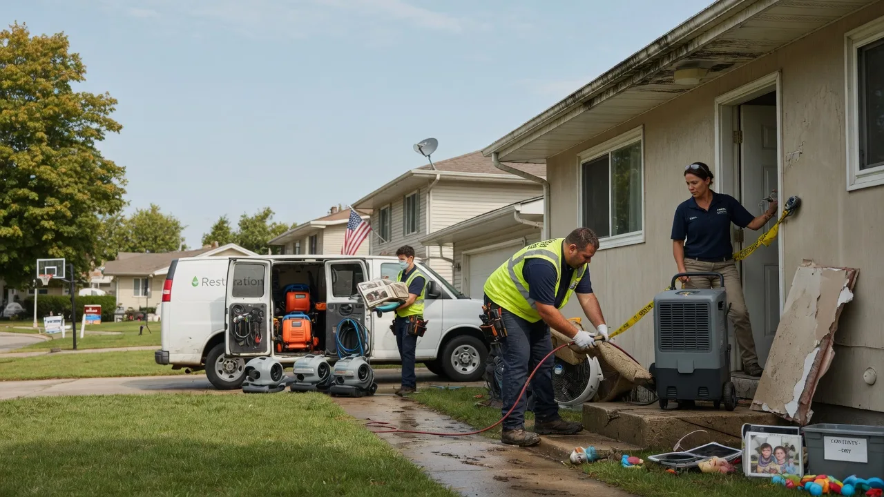 Water Damage Restoration in Constantine, MI near me